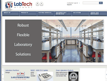 Tablet Screenshot of labtech-midwest.com